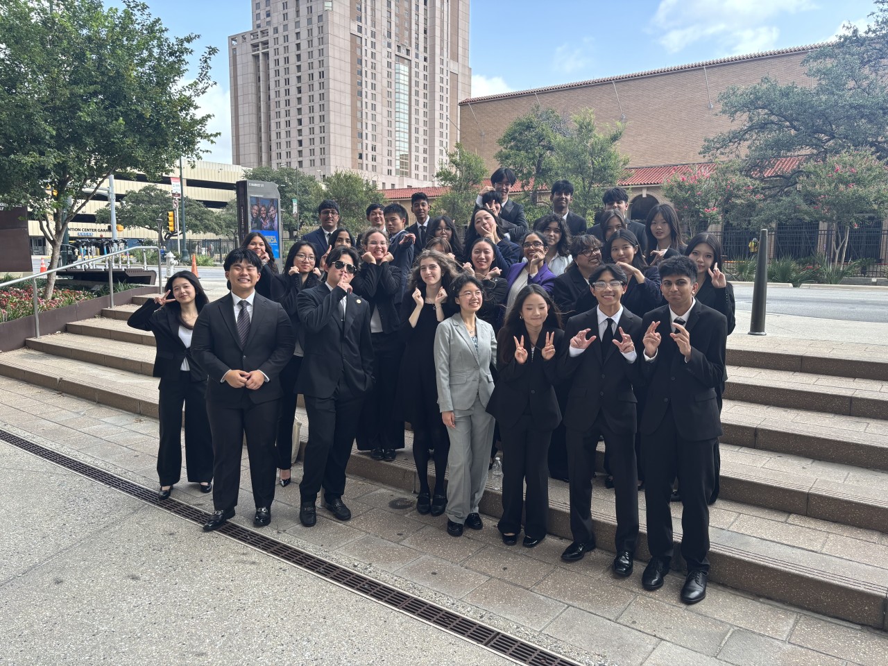 Troy High School's 31-student FBLA delegation gathered at the 2026 National Leadership Conference in San Antonio.